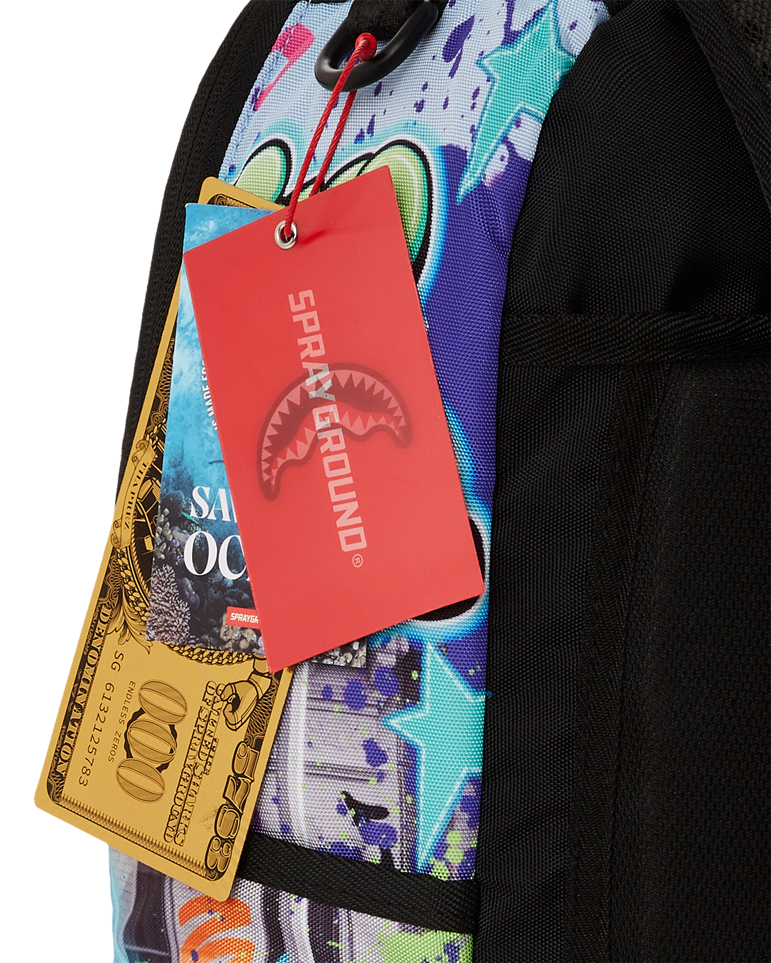SPRAYGROUND® BACKPACK KARMA'S WORLD TURN UP THE VOLUME BACKPACK