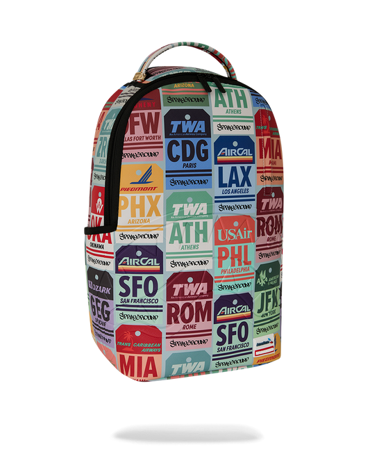 SPRAYGROUND® BACKPACK AA TWA VINTAGE LUGGAGE TAGS BACKPACK