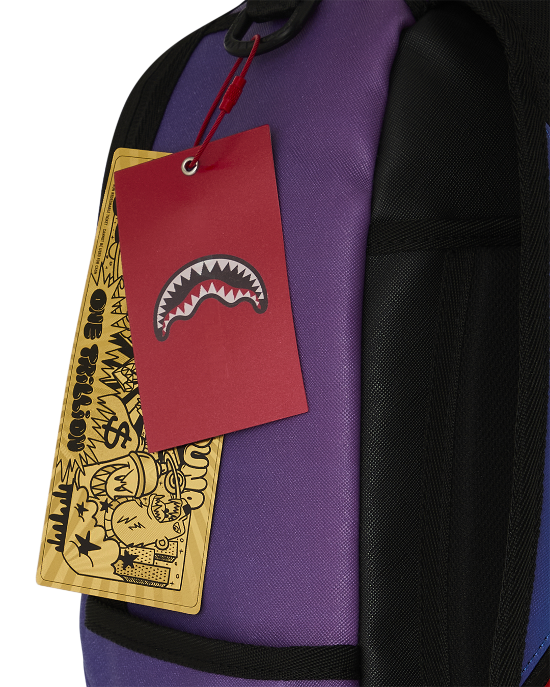 SPRAYGROUND® BACKPACK SHARK CENTRAL EMBOSSED DUSK NYLON BACKPACK