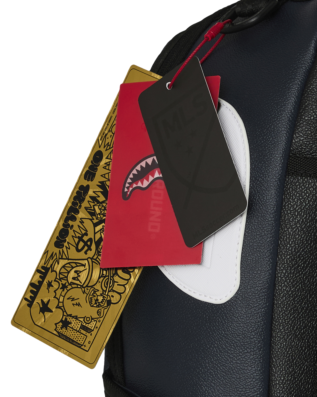 SPRAYGROUND® BACKPACK MLS SAN DIEGO GRAY SHARKMOUTH DLXSV BACKPACK