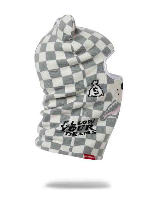 SPRAYGROUND® SKI MASK ROSE MONEY BEAR SKI MASK