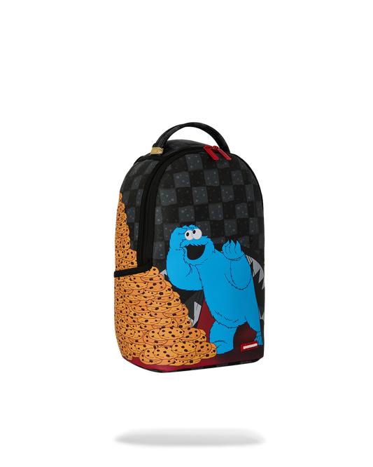 SPRAYGROUND® BACKPACK SESAME STREET COOKIE MONSTER STACK EM HIGH MINI DLX BACKPACK