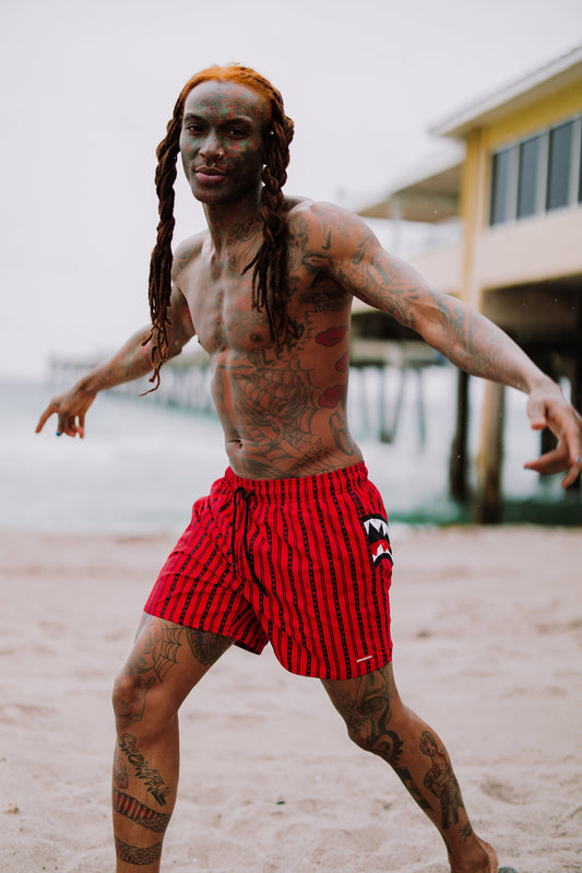 SPRAYGROUND® SWIM REVERSE SHARKS IN PARIS 2.0 SWIM SHORTS