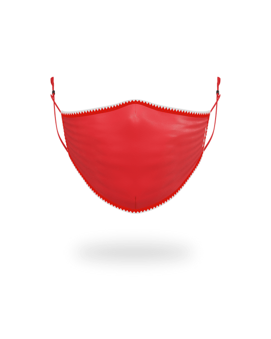 SPRAYGROUND® FASHION MASK ADULT VERTICAL SHARK (RED) FORM-FITTING FACE MASK
