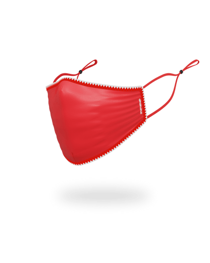 SPRAYGROUND® FASHION MASK ADULT VERTICAL SHARK (RED) FORM-FITTING FACE MASK