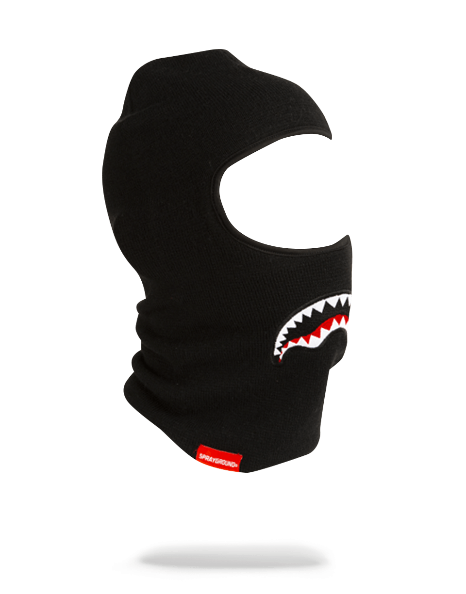 SPRAYGROUND® SKI MASK SHARK SKI MASK (BLACK)