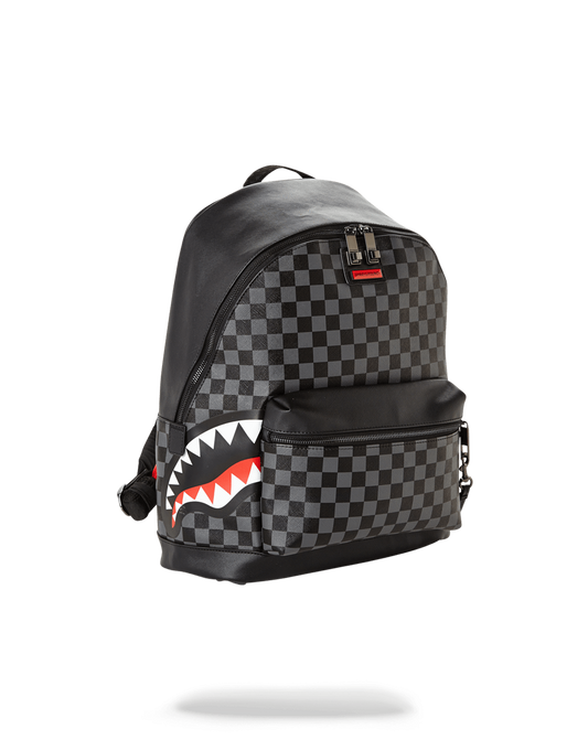 SPRAYGROUND® BACKPACK SHARKS IN PARIS (BLACK CHECKERED EDITION)