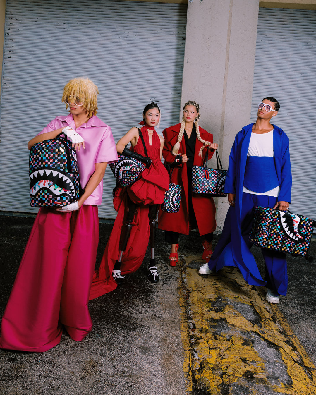 SPRAYGROUND® BACKPACK CRAZY CHECK SAVAGE BACKPACK