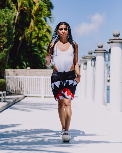 SPRAYGROUND® SWIM PIXEL MOUTH SWIM SHORT
