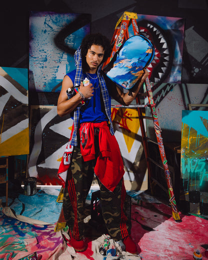 SPRAYGROUND® BACKPACK WYNWOOD WALLS COLLAB DIGITAL DOES JULY BACKPACK