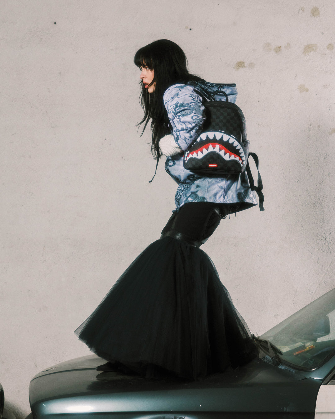SPRAYGROUND® BACKPACK SHARKS IN PARIS BALLOON BLACK SAVAGE BACKPACK