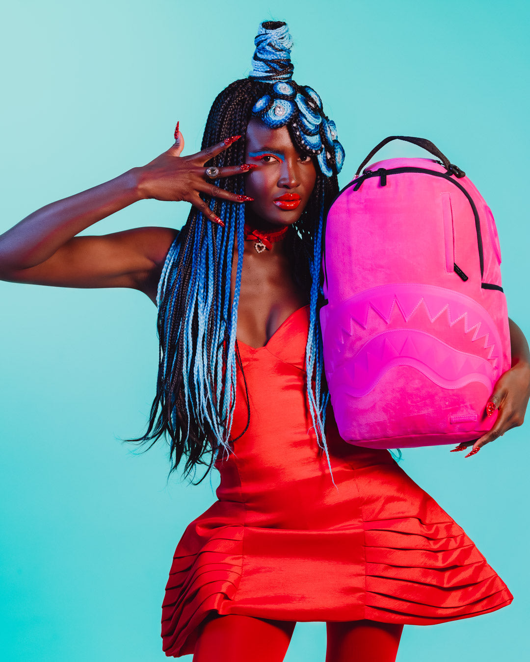 SPRAYGROUNDÂ® BACKPACK CANDY-RAVER SHARK BACKPACK