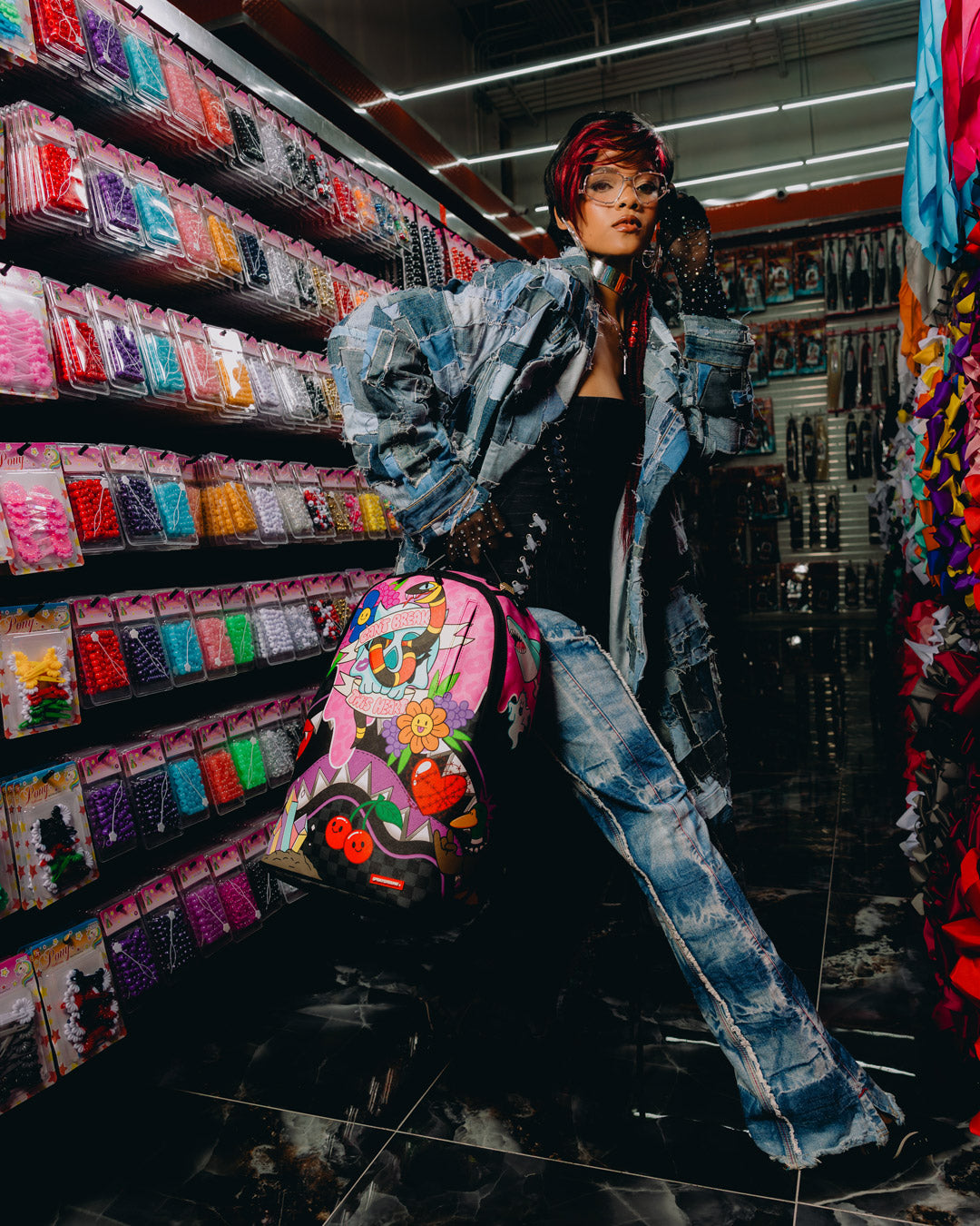 SPRAYGROUNDÂ® BACKPACK WTF PUNK ROCK CHICK BACKPACK