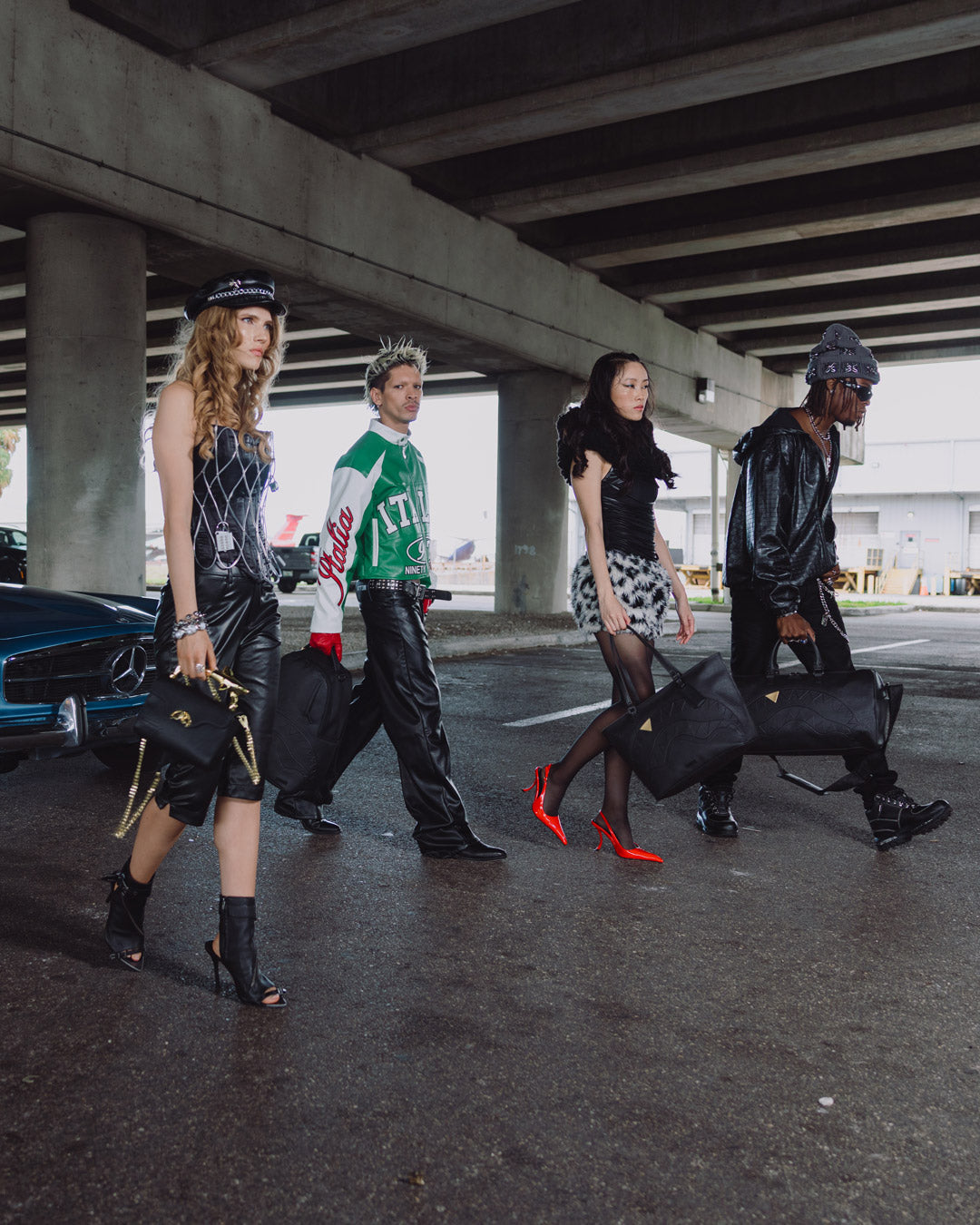SPRAYGROUNDÂ® BACKPACK BLACKED OUT EMBOSSED GOLD TOOTH BACKPACK