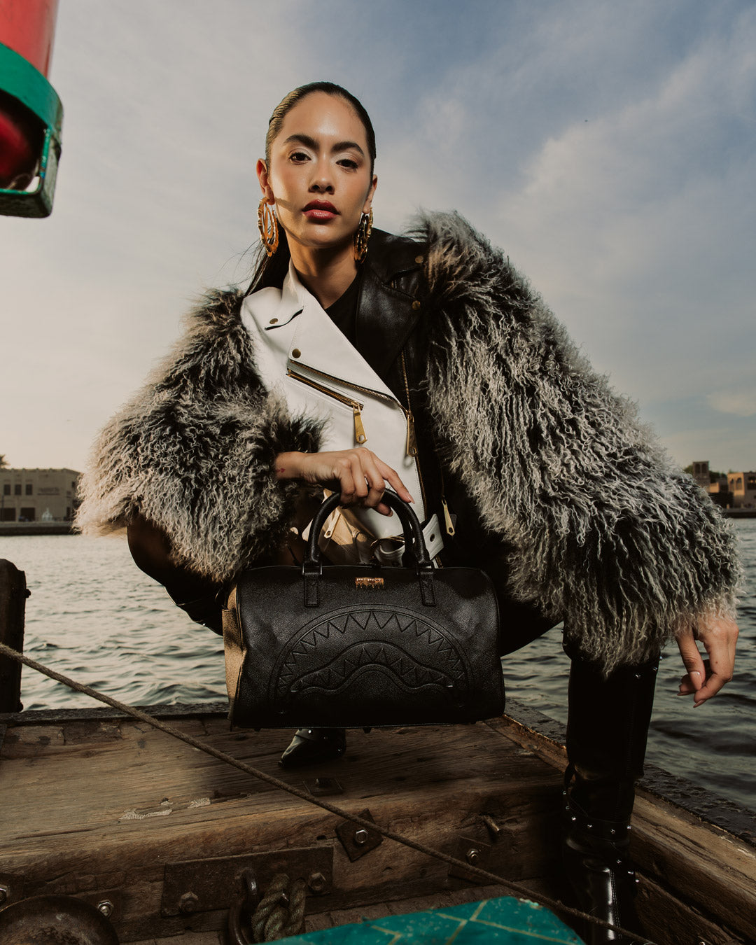 SPRAYGROUND® DUFFLE GOLD BRICK LUXE MINI DUFFLE