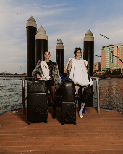 SPRAYGROUND® LUGGAGE GOLD BRICK LUXE FULL-SIZE LUGGAGE