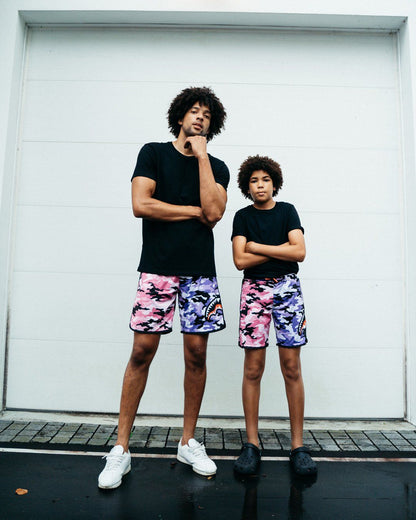 SPRAYGROUND® SWIM SPLIT CAMO CORTO SWIM TRUNKS
