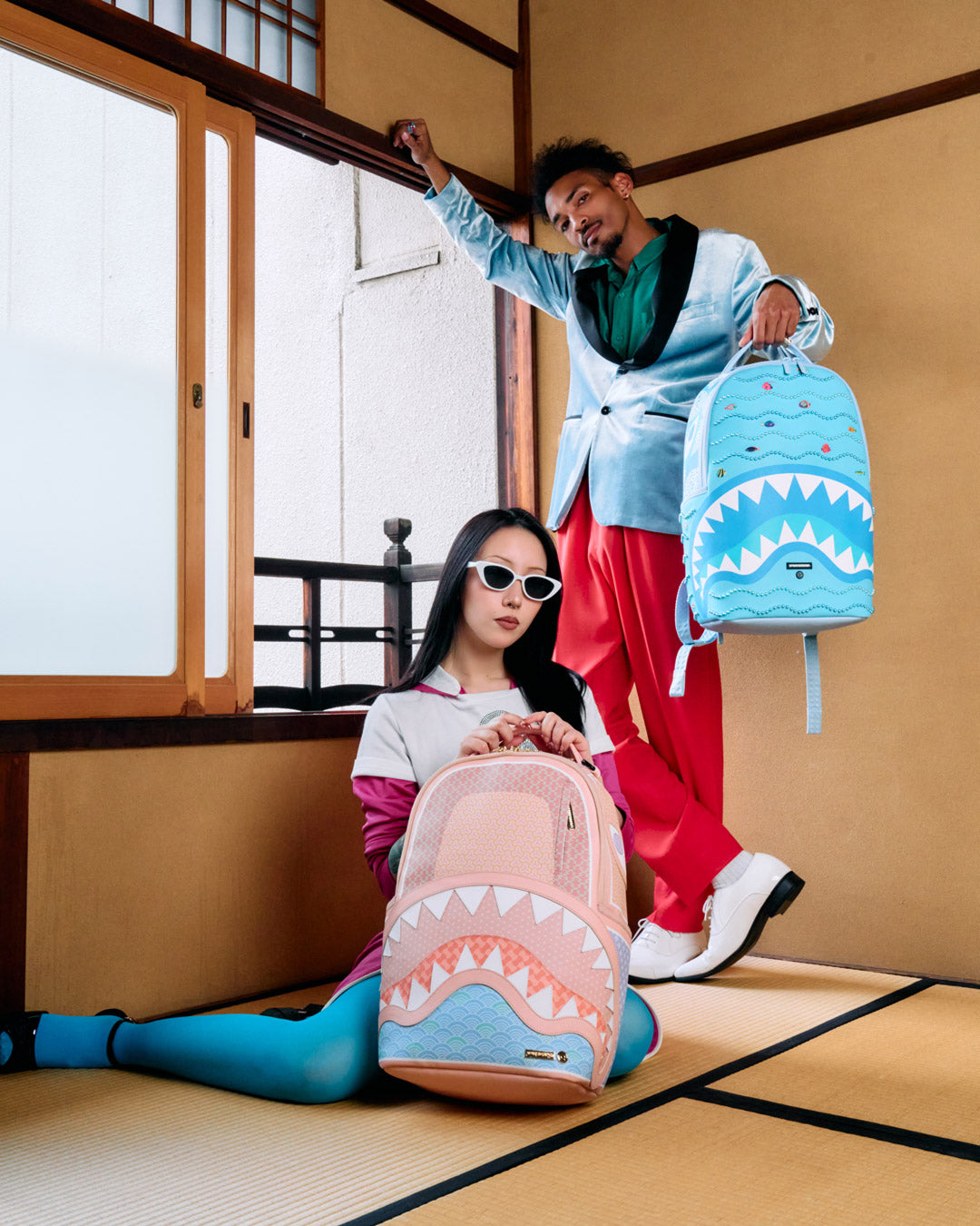 SPRAYGROUND® BACKPACK COLLABORATION HIROKO SAKAI TROPICAL SEA BACKPACK