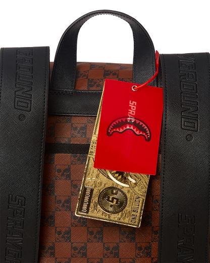 SPRAYGROUND® BACKPACK SHARKS AND SKULLS MONTE CARLO