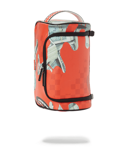 SPRAYGROUND® TOILETRY MONEY CAMO (RED) TOILETRY BAG