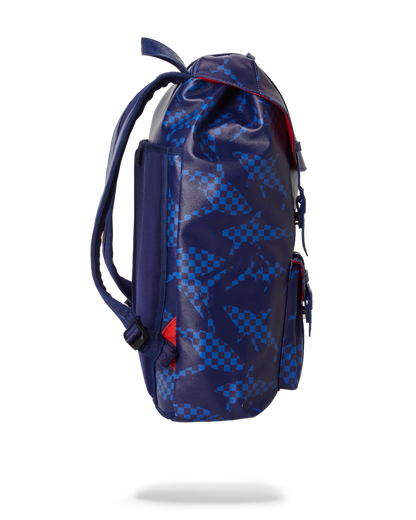 SPRAYGROUND® BACKPACK SHARK CHECK (BLUE) HILLS BACKPACK