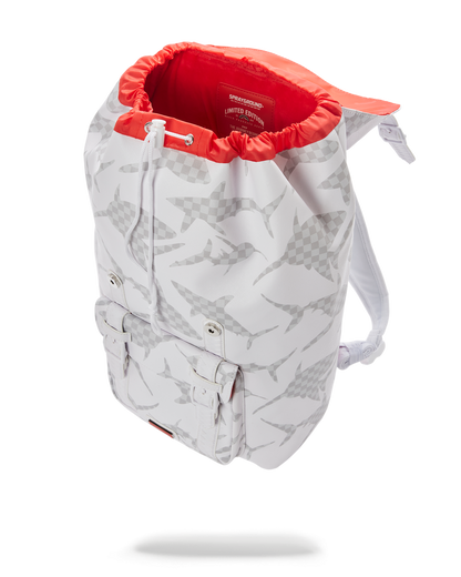 SPRAYGROUND® BACKPACK SHARK CHECK (WHITE) HILLS BACKPACK