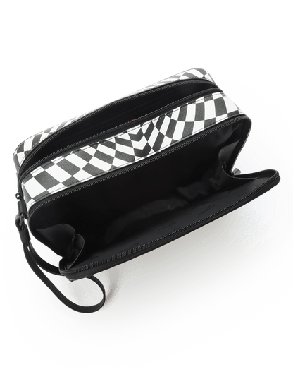 SPRAYGROUND® TOILETRY TRIPPY CHECK TOILETRY AKA MONEY BAG