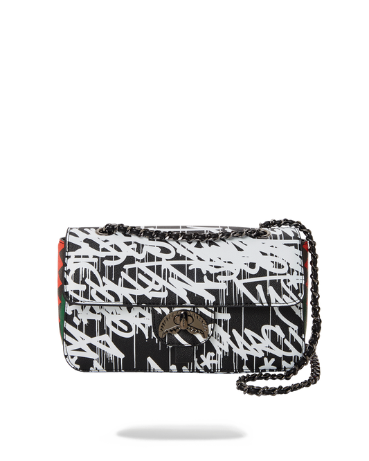 SPRAYGROUND® HANDBAG NIGHT NIGHT SHARKCHAIN HANDBAG