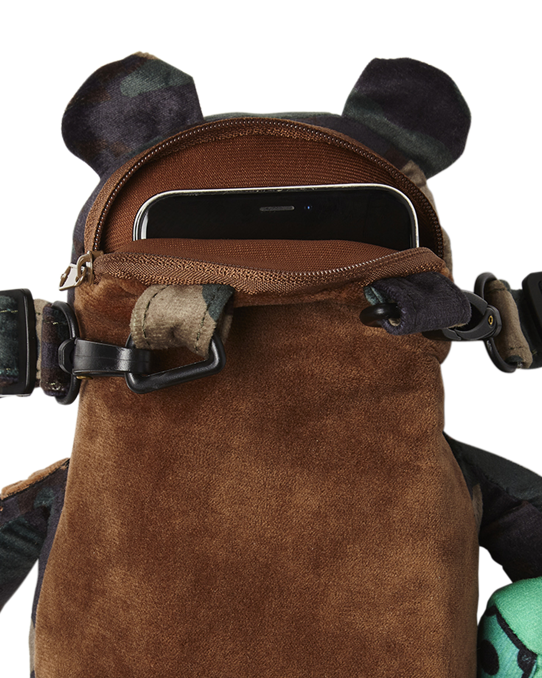 SPRAYGROUND® BACKPACK BEARCUB BACKPACK - CAMOCHECK MONEYBEAR