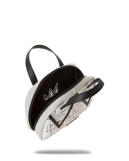 SPRAYGROUND® HANDBAG OFFICIAL BASQUIAT UNTITLED (CHEESE POPCORN) 1983 HANDBAG