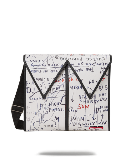 SPRAYGROUND® SLING OFFICIAL BASQUIAT UNTITLED (CHEESE POPCORN) 1983 SLING MESSENGER