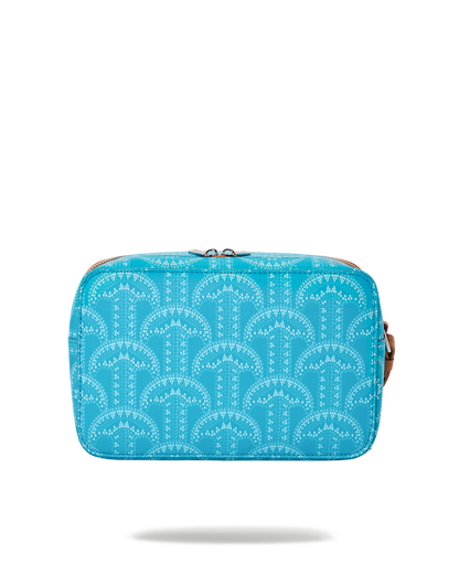 SPRAYGROUND® TOILETRY ILLUCHAINS TURQ TOILETRY BAG