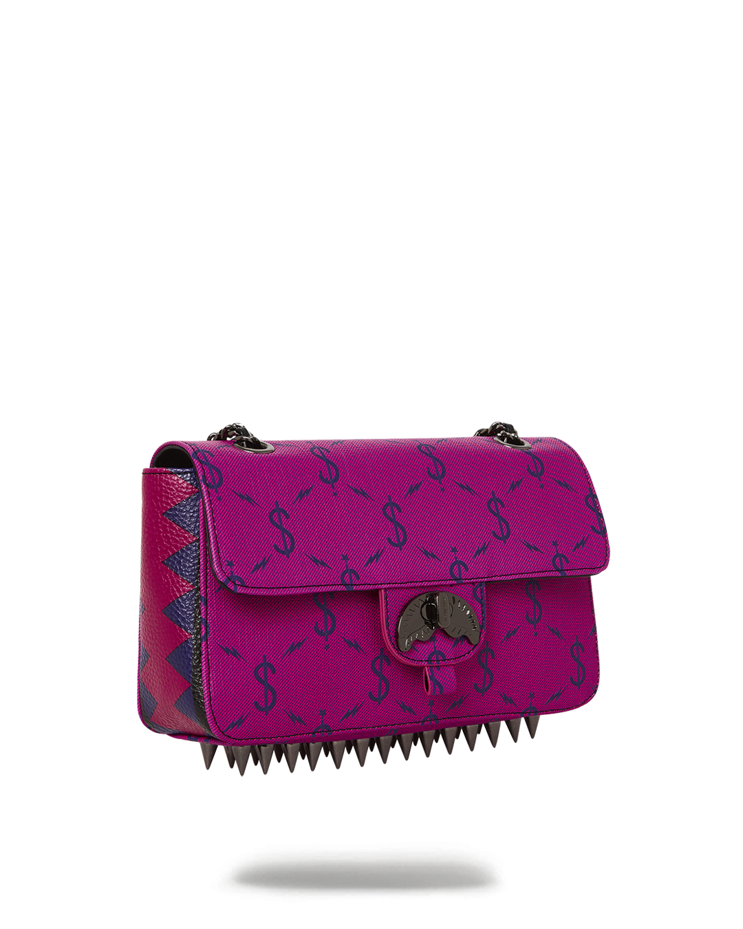 SPRAYGROUND® HANDBAG $NAPDRAGON GOLD CHAIN SHARK HANDBAG