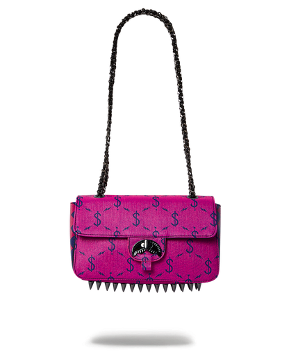 SPRAYGROUND® HANDBAG $NAPDRAGON GOLD CHAIN SHARK HANDBAG