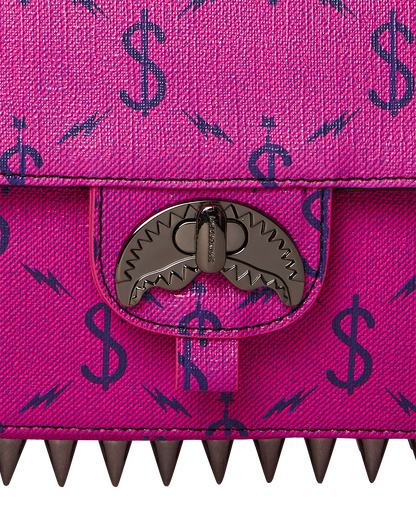 SPRAYGROUND® HANDBAG $NAPDRAGON GOLD CHAIN SHARK HANDBAG