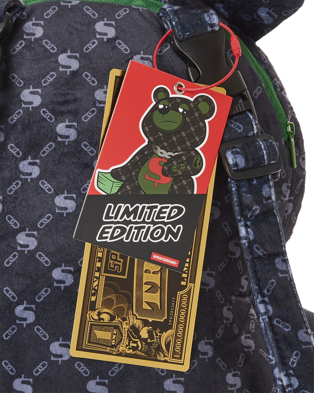SPRAYGROUND® BACKPACK DINERO MONEYBEAR TEDDYBEAR BACKPACK