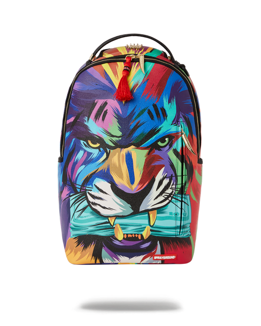 SPRAYGROUND® BACKPACK HEAR MY ROAR A.i.6 SANDFLOWER COLLAB BACKPACK (DLXV)