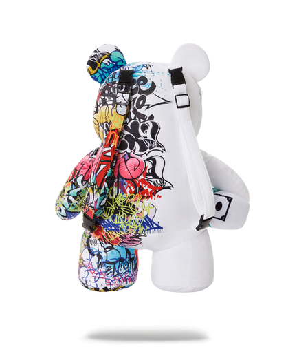 SPRAYGROUND® BACKPACK HALF GRAFF MONEYBEAR TEDDYBEAR BACKPACK