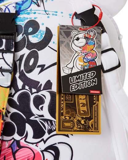 SPRAYGROUND® BACKPACK HALF GRAFF MONEYBEAR TEDDYBEAR BACKPACK