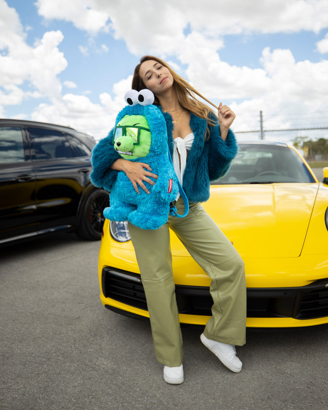SPRAYGROUND® BACKPACK MONEY "COOKIE" BEAR TEDDYBEAR BACKPACK