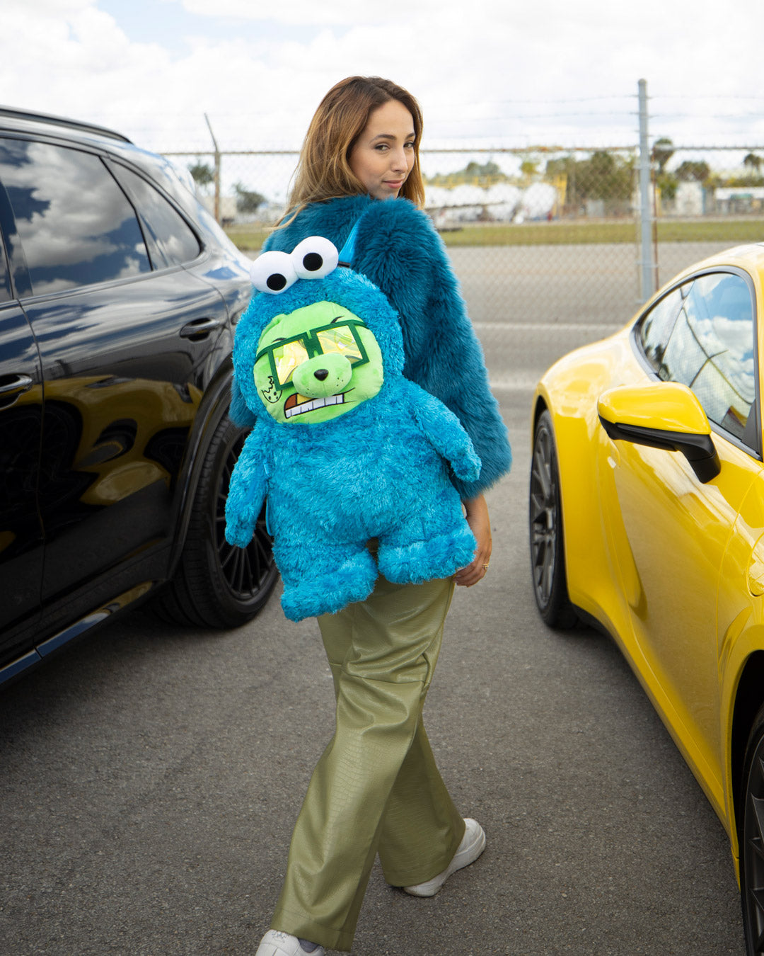 SPRAYGROUND® BACKPACK MONEY "COOKIE" BEAR TEDDYBEAR BACKPACK