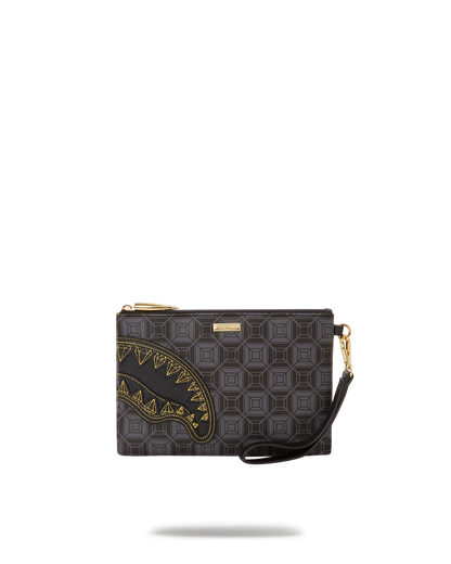 SPRAYGROUND® POUCHETTE OBSIDIAN STUNNER A.i.6 SANDFLOWER COLLAB CROSSOVER CLUTCH