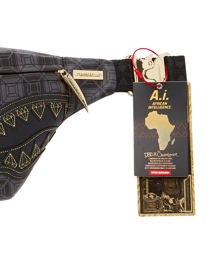 SPRAYGROUND® CROSSBODY OBSIDIAN STUNNER A.i.6 SANDFLOWER COLLAB SAVVY CROSSBODY