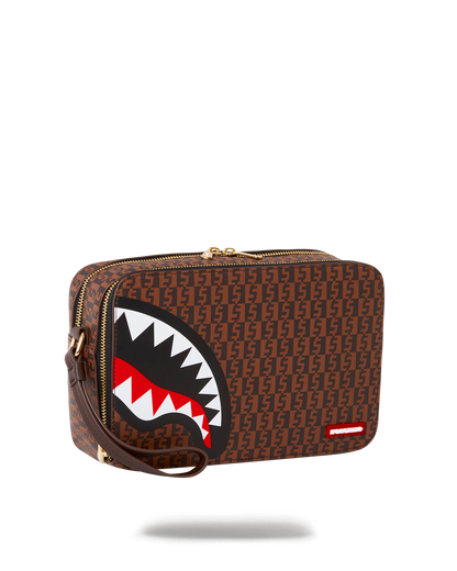 SPRAYGROUND® TOILETRY CASHIN CHECKS TOILETRY BAG