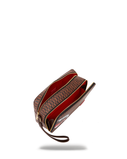 SPRAYGROUND® TOILETRY CASHIN CHECKS TOILETRY BAG