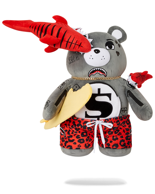 SPRAYGROUND® BACKPACK SHARK FRIENDS MONEYBEAR TEDDYBEAR BACKPACK
