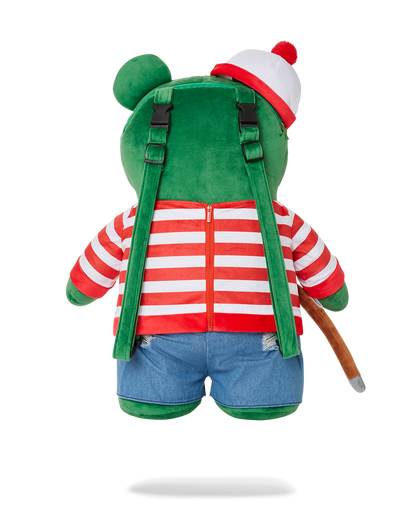 SPRAYGROUND® BACKPACK WHERES WALDO MONEYBEAR TEDDYBEAR BACKPACK