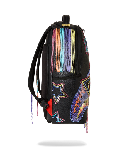 SPRAYGROUND® BACKPACK STAR RACER A.I.7 SANDFLOWER COLLAB BEADED BACKPACK