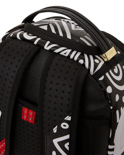 SPRAYGROUND® BACKPACK A.I.8 AFRICAN INTELLIGENCE - ORIGIN STORY BACKPACK (DLXV)
