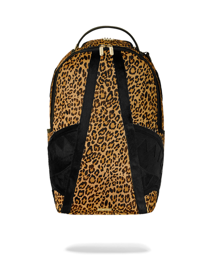 SPRAYGROUND® BACKPACK A.I.8 AFRICAN INTELLIGENCE LEOPARD FUR SHARK BACKPACK